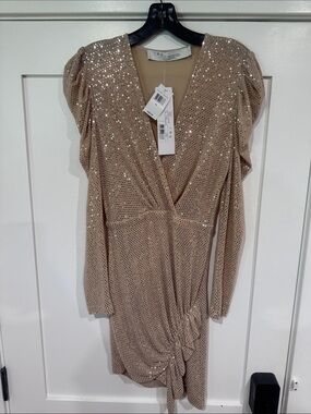 iro wide dress gold | Dresses | Iro Sheer sitewide sale: aug 2024